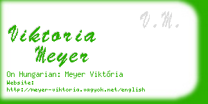 viktoria meyer business card