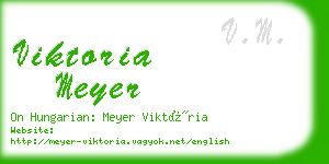 viktoria meyer business card